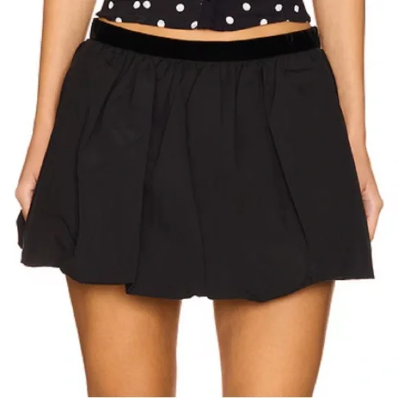 NWT Ciao Lucia Antonia Faille Mini Bubble Cotton Skirt Skort Revolve - Picture 3 of 13